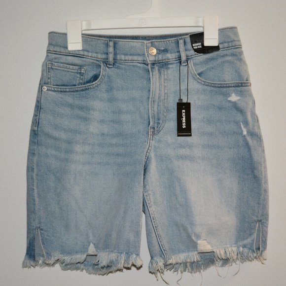 Express Pants - High Rise Denim/Jean Shorts- Express- *NEW WITH TAGS*